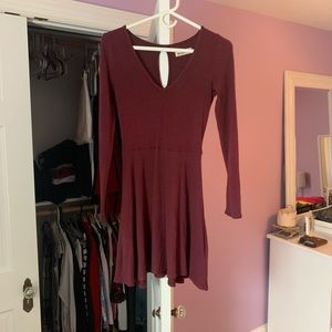 Burgundy Dress